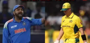  India vs Australia a collage of two men wearing sports uniforms